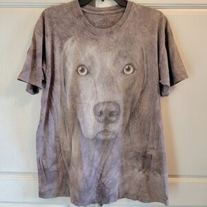 The Mountain Dog Weimaraner Big Face Short Sleeve Tee Shirt